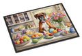 Decorating Easter Boxer Doormat Indoor Outdoor 24H X 36W Front Door Mat Rugs for Entryway, Non Slip Washable Low Pile,