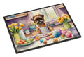 Decorating Easter Brussels Griffon Doormat Indoor Outdoor 24H X 36W Front Door Mat Rugs for Entryway, Non Slip Washable Low Pile,