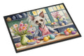 Decorating Easter Chinese Crested Doormat Indoor Outdoor 24H X 36W Front Door Mat Rugs for Entryway, Non Slip Washable Low Pile,