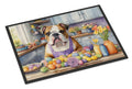 Decorating Easter English Bulldog Doormat Indoor Outdoor 24H X 36W Front Door Mat Rugs for Entryway, Non Slip Washable Low Pile,
