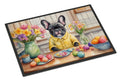 Decorating Easter French Bulldog Doormat Indoor Outdoor 18H X 27W Front Door Mat Rugs for Entryway, Non Slip Washable