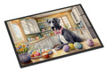 Decorating Easter Great Dane Doormat Indoor Outdoor 18H X 27W Front Door Mat Rugs for Entryway, Non Slip Washable