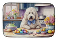 Decorating Easter Komondor Dish Drying Mat Absorbent Dish Drying Mat Pad for Kitchen Counter Dish Drainer Mat for Countertop, 14 x 21", Multicolor