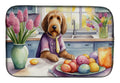 Decorating Easter Otterhound Dish Drying Mat Absorbent Dish Drying Mat Pad for Kitchen Counter Dish Drainer Mat for Countertop, 14 x 21", Multicolor