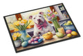 Decorating Easter Pit Bull Terrier Doormat Indoor Outdoor 24H X 36W Front Door Mat Rugs for Entryway, Non Slip Washable Low Pile,