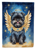 Affenpinscher My Angel House Flag 28x40 Porch Sleeve Pole Decorative Outside Yard Banner Artwork Wall Hanging, Polyester
