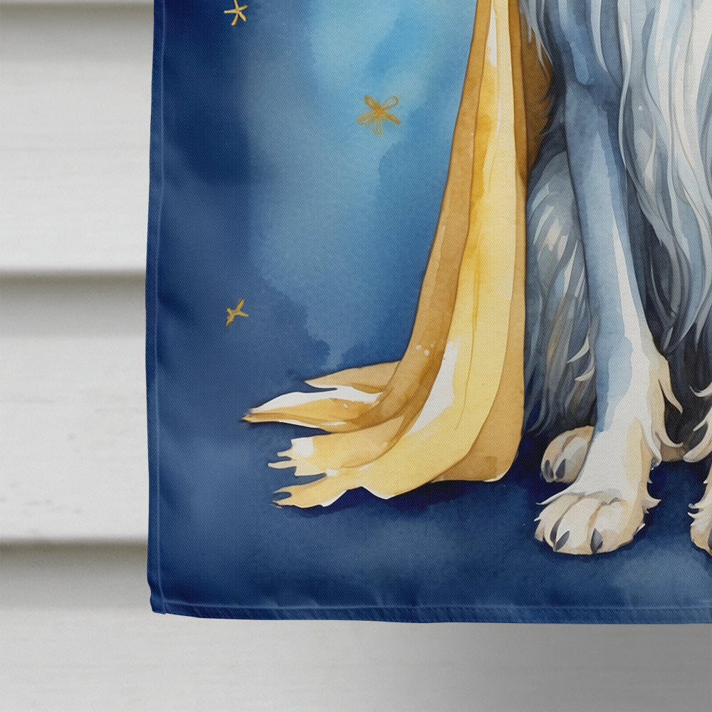 Afghan Hound My Angel House Flag 28x40 Porch Sleeve Pole Decorative Outside Yard Banner Artwork Wall Hanging, Polyester
