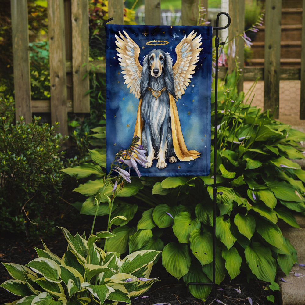 Afghan Hound My Angel Garden Flag Mailbox Decorative Yard Banner Outside Patio Artwork for Flower Beds, Garden Size, Multicolor