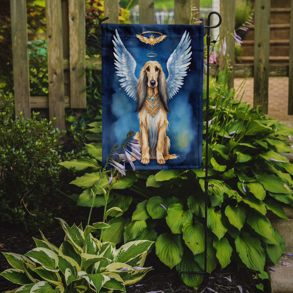 Afghan Hound My Angel Garden Flag Mailbox Decorative Yard Banner Outside Patio Artwork for Flower Beds, Garden Size, Multicolor