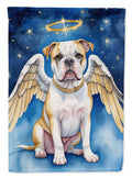 American Bulldog My Angel Garden Flag Mailbox Decorative Yard Banner Outside Patio Artwork for Flower Beds, Garden Size, Multicolor
