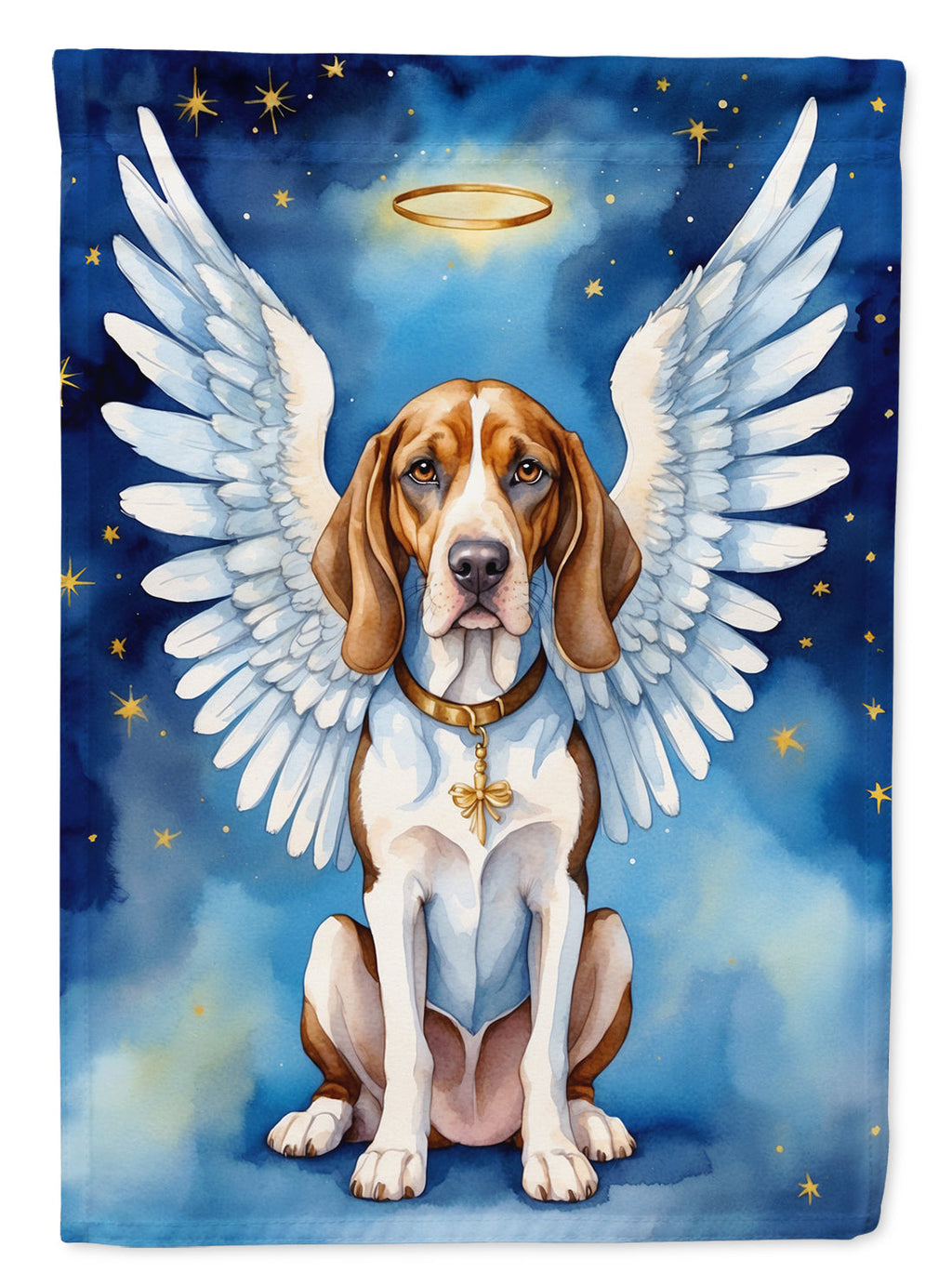 American English Coonhound My Angel Garden Flag Mailbox Decorative Yard Banner Outside Patio Artwork for Flower Beds, Garden Size, Multicolor