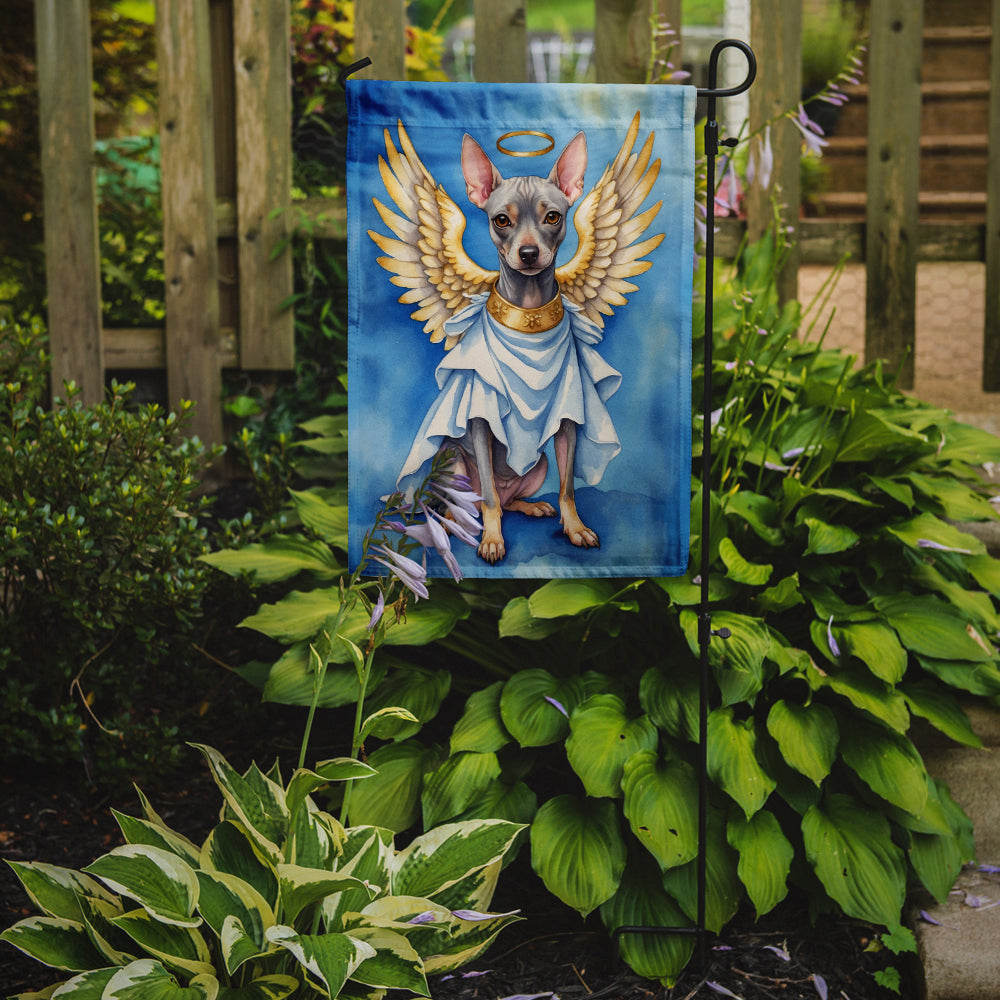 American Hairless Terrier My Angel Garden Flag Mailbox Decorative Yard Banner Outside Patio Artwork for Flower Beds, Garden Size, Multicolor