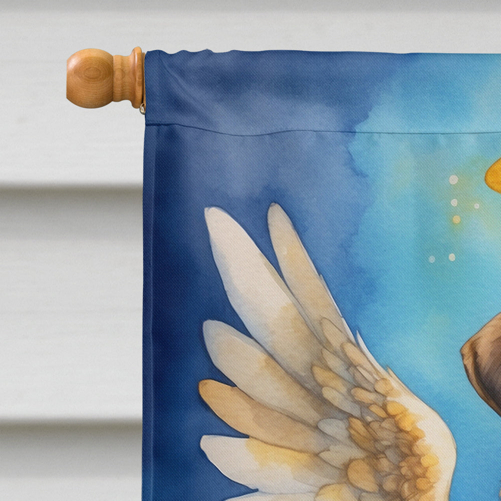 Anatolian Shepherd My Angel House Flag 28x40 Porch Sleeve Pole Decorative Outside Yard Banner Artwork Wall Hanging, Polyester