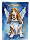 Basset Hound My Angel Garden Flag Mailbox Decorative Yard Banner Outside Patio Artwork for Flower Beds, Garden Size, Multicolor