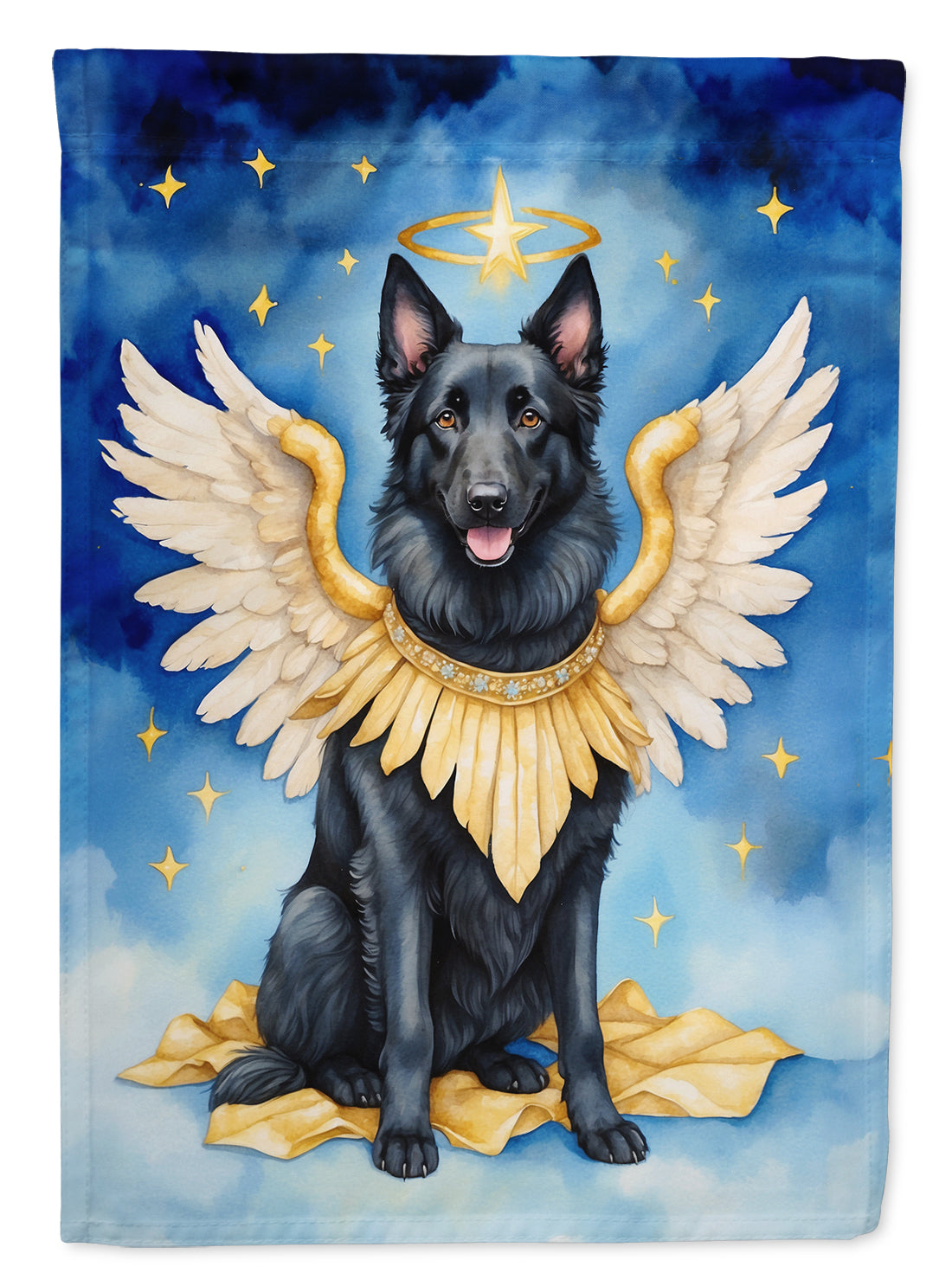 Belgian Sheepdog My Angel Garden Flag Mailbox Decorative Yard Banner Outside Patio Artwork for Flower Beds, Garden Size, Multicolor