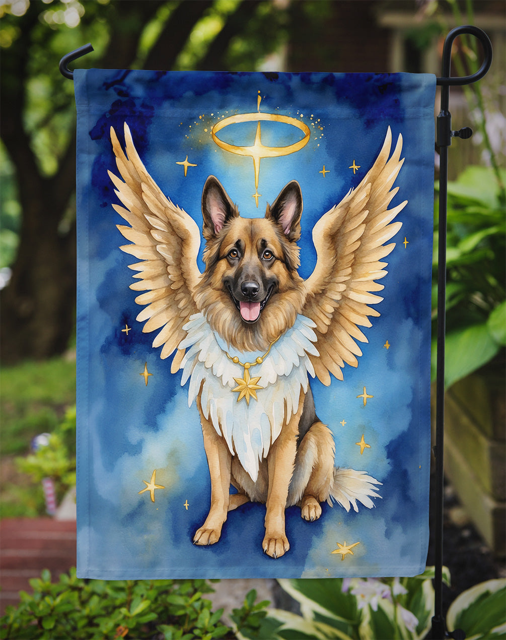 Belgian Tervuren My Angel Garden Flag Mailbox Decorative Yard Banner Outside Patio Artwork for Flower Beds, Garden Size, Multicolor