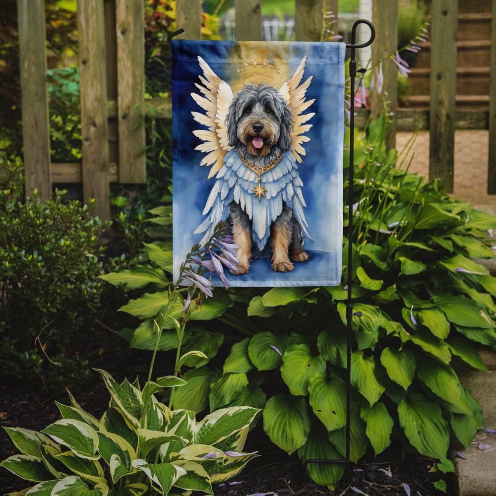 Bergamasco Sheepdog My Angel Garden Flag Mailbox Decorative Yard Banner Outside Patio Artwork for Flower Beds, Garden Size, Multicolor