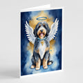 Bernedoodle My Angel Greeting Cards Pack of 8 Blank Cards with Envelopes Whimsical A7 Size 5x7