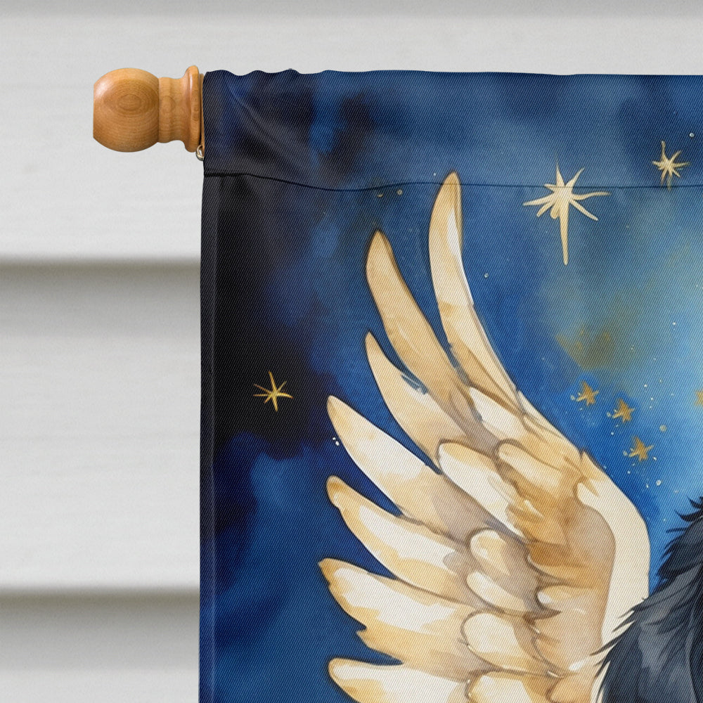 Bernese Mountain Dog My Angel House Flag 28x40 Porch Sleeve Pole Decorative Outside Yard Banner Artwork Wall Hanging, Polyester