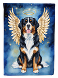 Bernese Mountain Dog My Angel Garden Flag Mailbox Decorative Yard Banner Outside Patio Artwork for Flower Beds, Garden Size, Multicolor