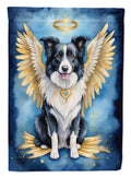 Border Collie My Angel Garden Flag Mailbox Decorative Yard Banner Outside Patio Artwork for Flower Beds, Garden Size, Multicolor
