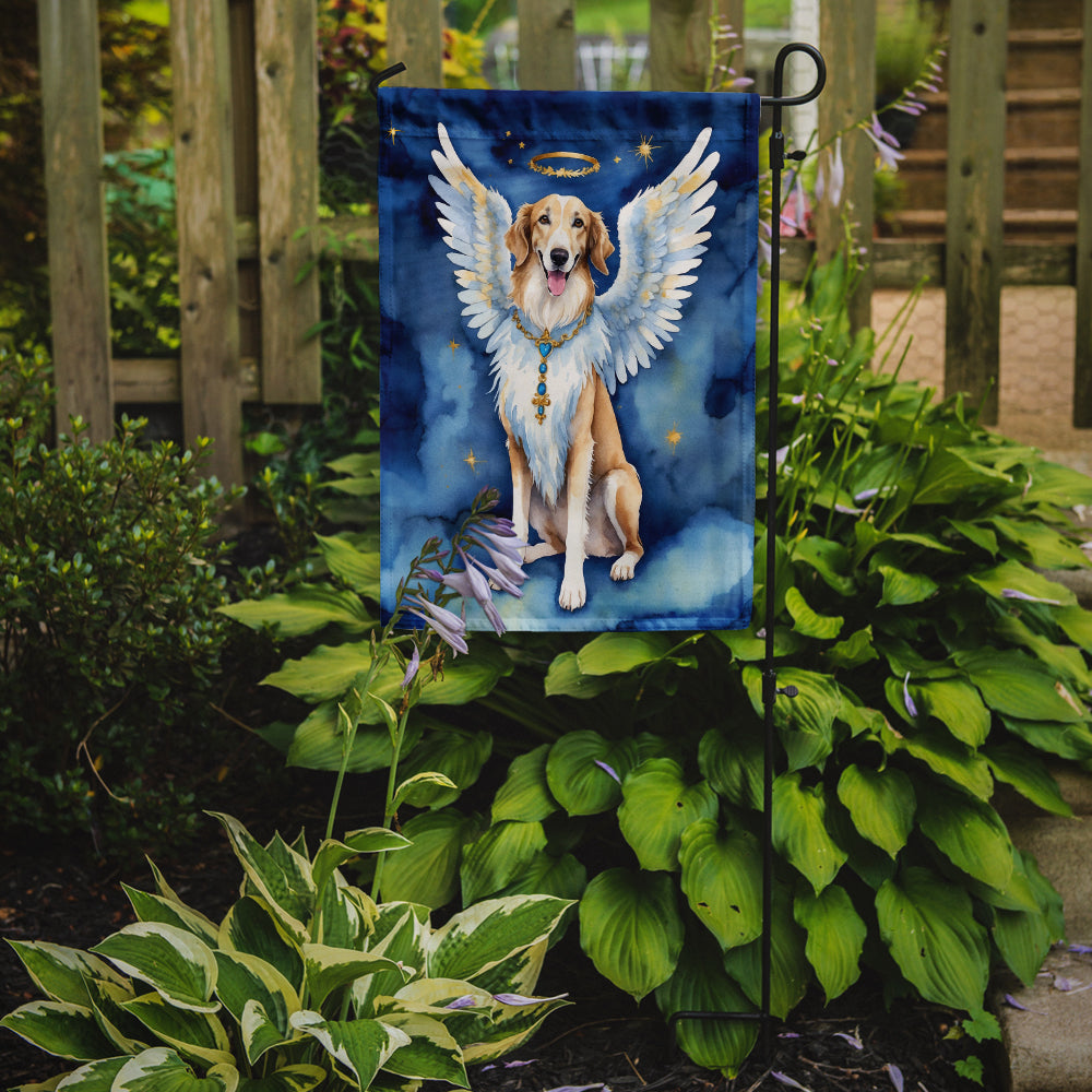 Borzoi My Angel Garden Flag Mailbox Decorative Yard Banner Outside Patio Artwork for Flower Beds, Garden Size, Multicolor