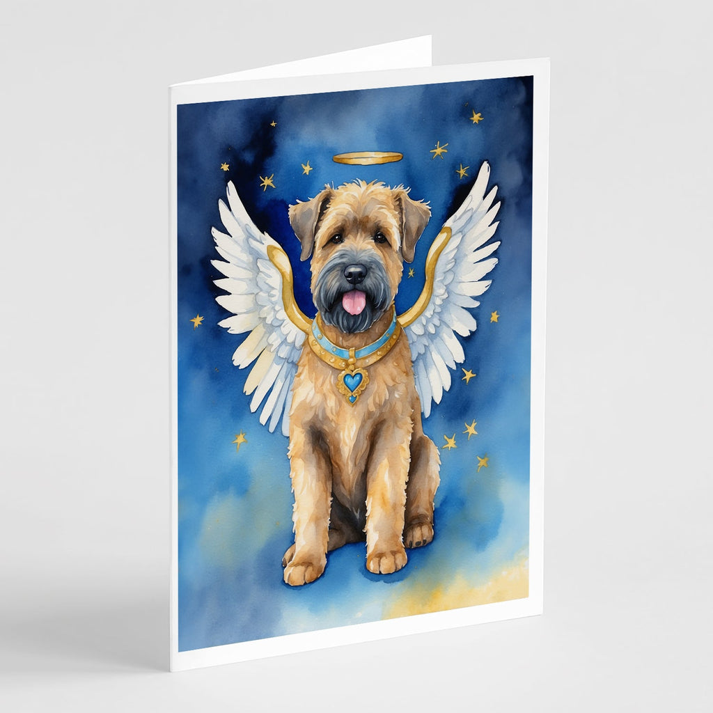 Bouvier des Flandres My Angel Greeting Cards Pack of 8 Blank Cards with Envelopes Whimsical A7 Size 5x7