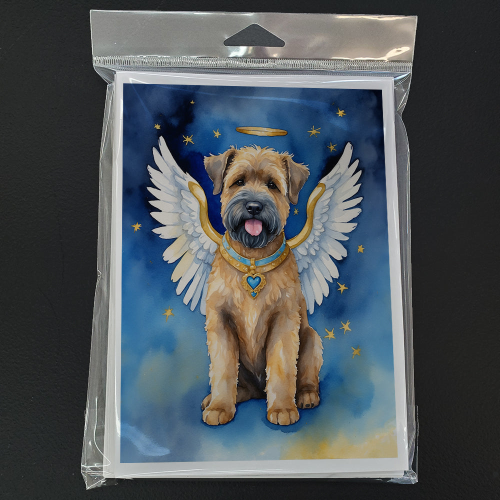 Bouvier des Flandres My Angel Greeting Cards Pack of 8 Blank Cards with Envelopes Whimsical A7 Size 5x7