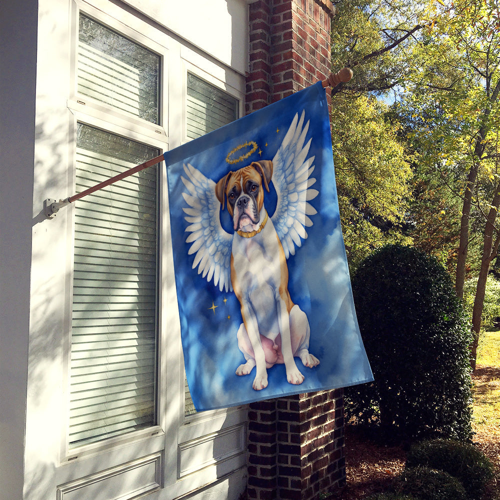 Boxer My Angel House Flag 28x40 Porch Sleeve Pole Decorative Outside Yard Banner Artwork Wall Hanging, Polyester