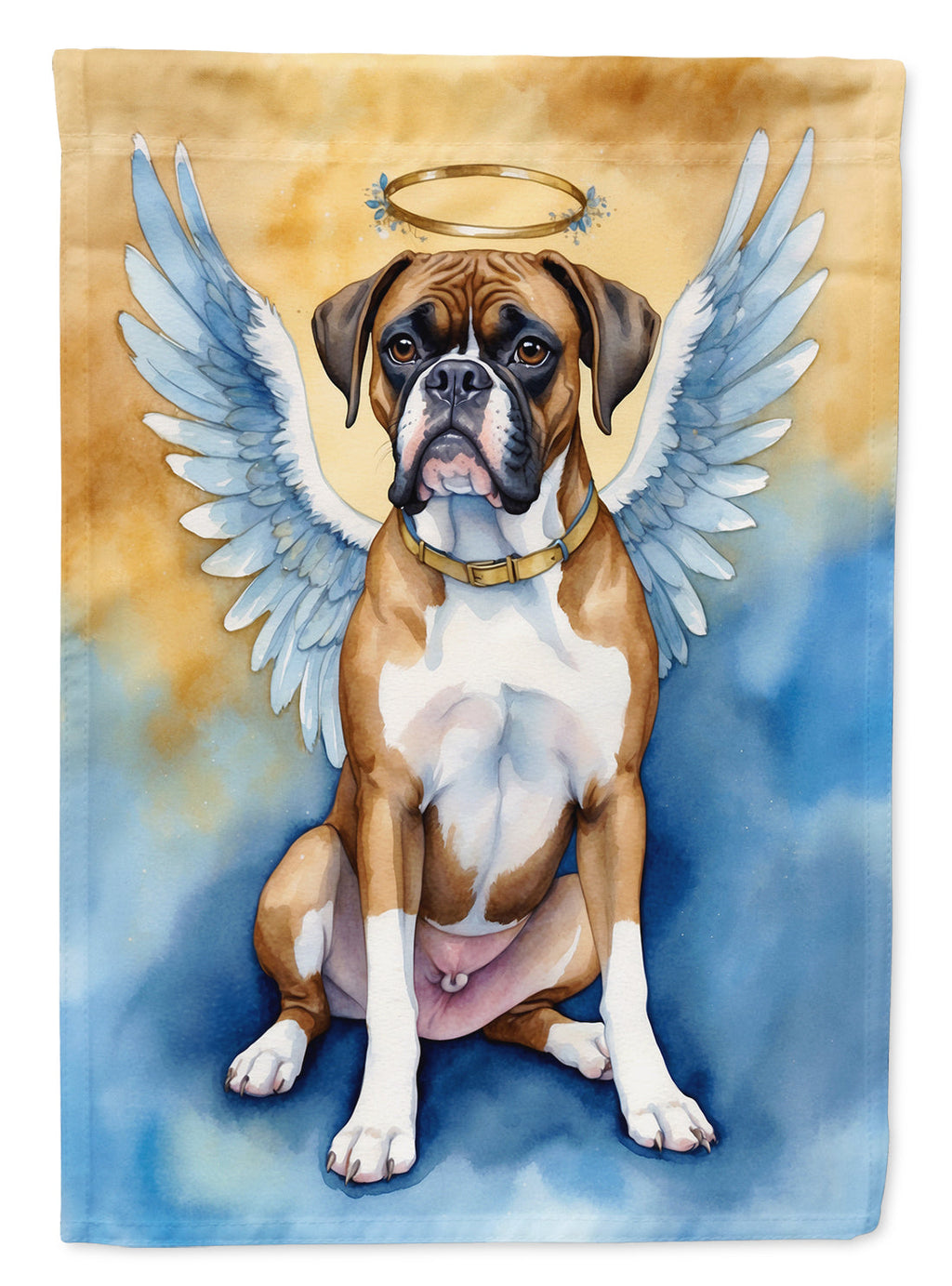 Boxer My Angel House Flag 28x40 Porch Sleeve Pole Decorative Outside Yard Banner Artwork Wall Hanging, Polyester