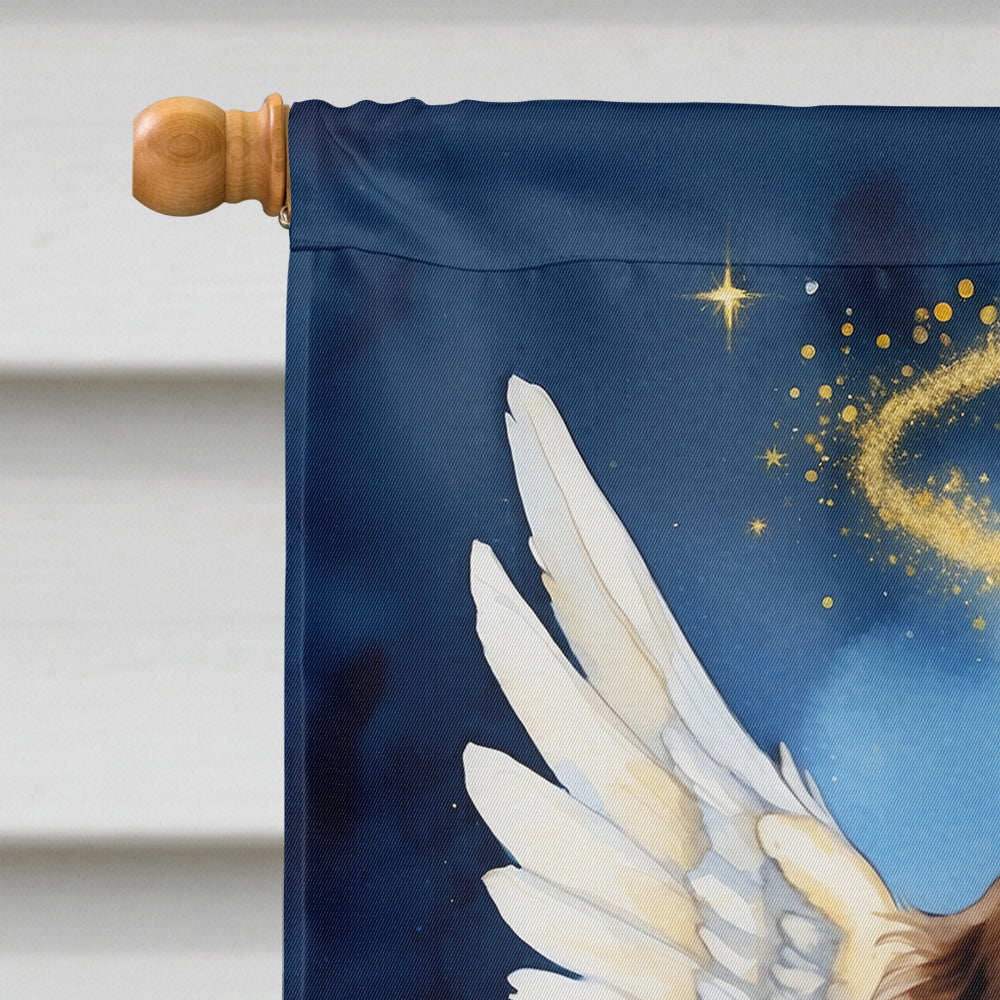 Boykin Spaniel My Angel House Flag 28x40 Porch Sleeve Pole Decorative Outside Yard Banner Artwork Wall Hanging, Polyester