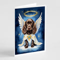 Boykin Spaniel My Angel Greeting Cards Pack of 8 Blank Cards with Envelopes Whimsical A7 Size 5x7