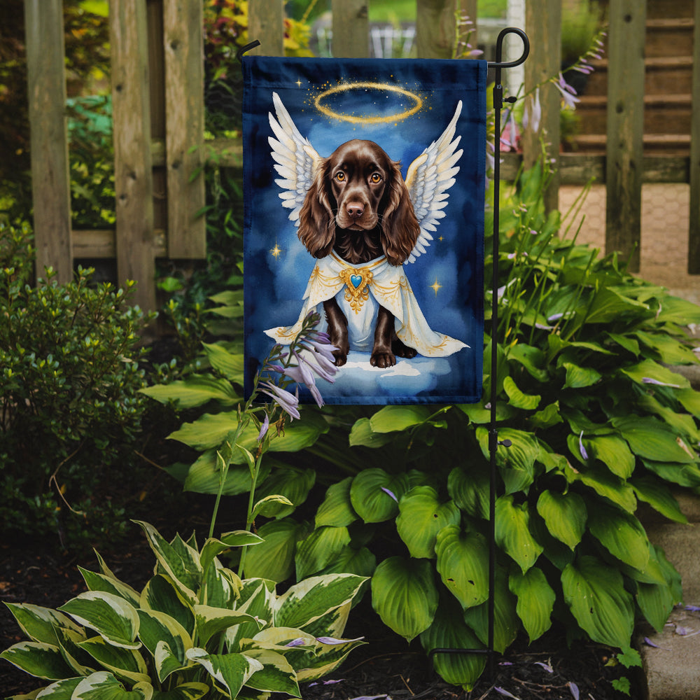 Boykin Spaniel My Angel Garden Flag Mailbox Decorative Yard Banner Outside Patio Artwork for Flower Beds, Garden Size, Multicolor