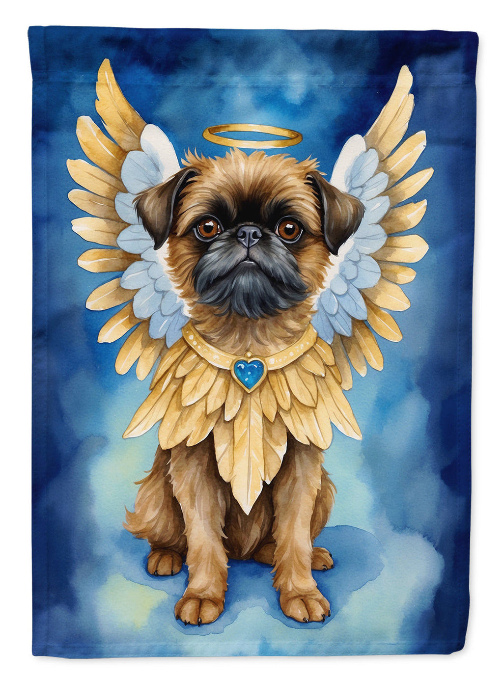 Brussels Griffon My Angel Garden Flag Mailbox Decorative Yard Banner Outside Patio Artwork for Flower Beds, Garden Size, Multicolor