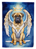 Bullmastiff My Angel House Flag 28x40 Porch Sleeve Pole Decorative Outside Yard Banner Artwork Wall Hanging, Polyester