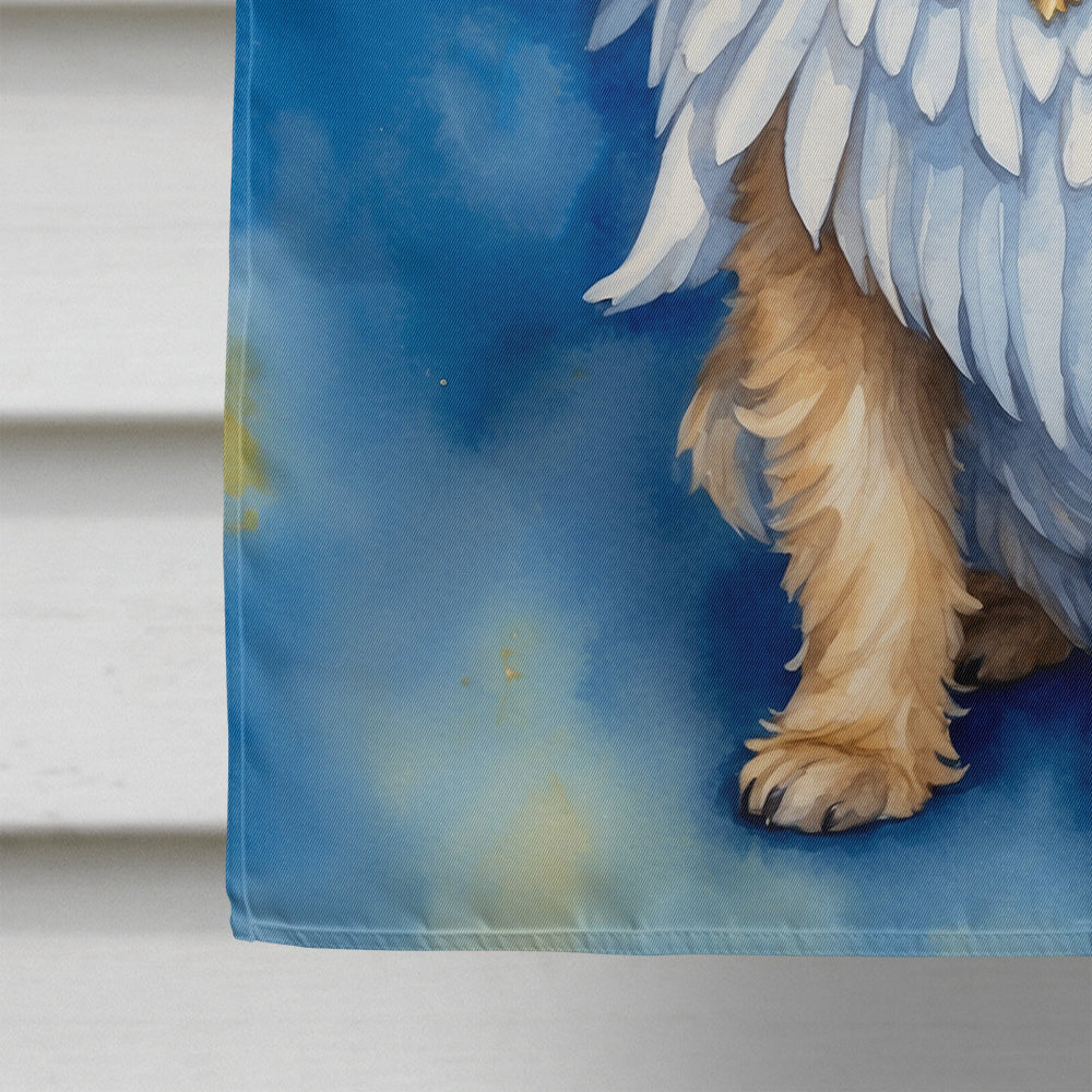 Cairn Terrier My Angel House Flag 28x40 Porch Sleeve Pole Decorative Outside Yard Banner Artwork Wall Hanging, Polyester