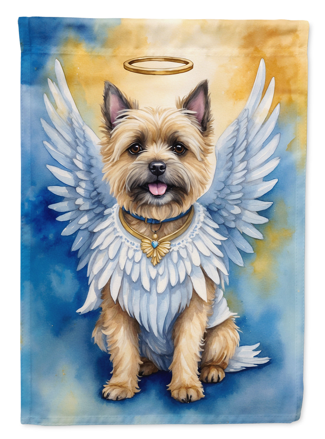 Cairn Terrier My Angel Garden Flag Mailbox Decorative Yard Banner Outside Patio Artwork for Flower Beds, Garden Size, Multicolor