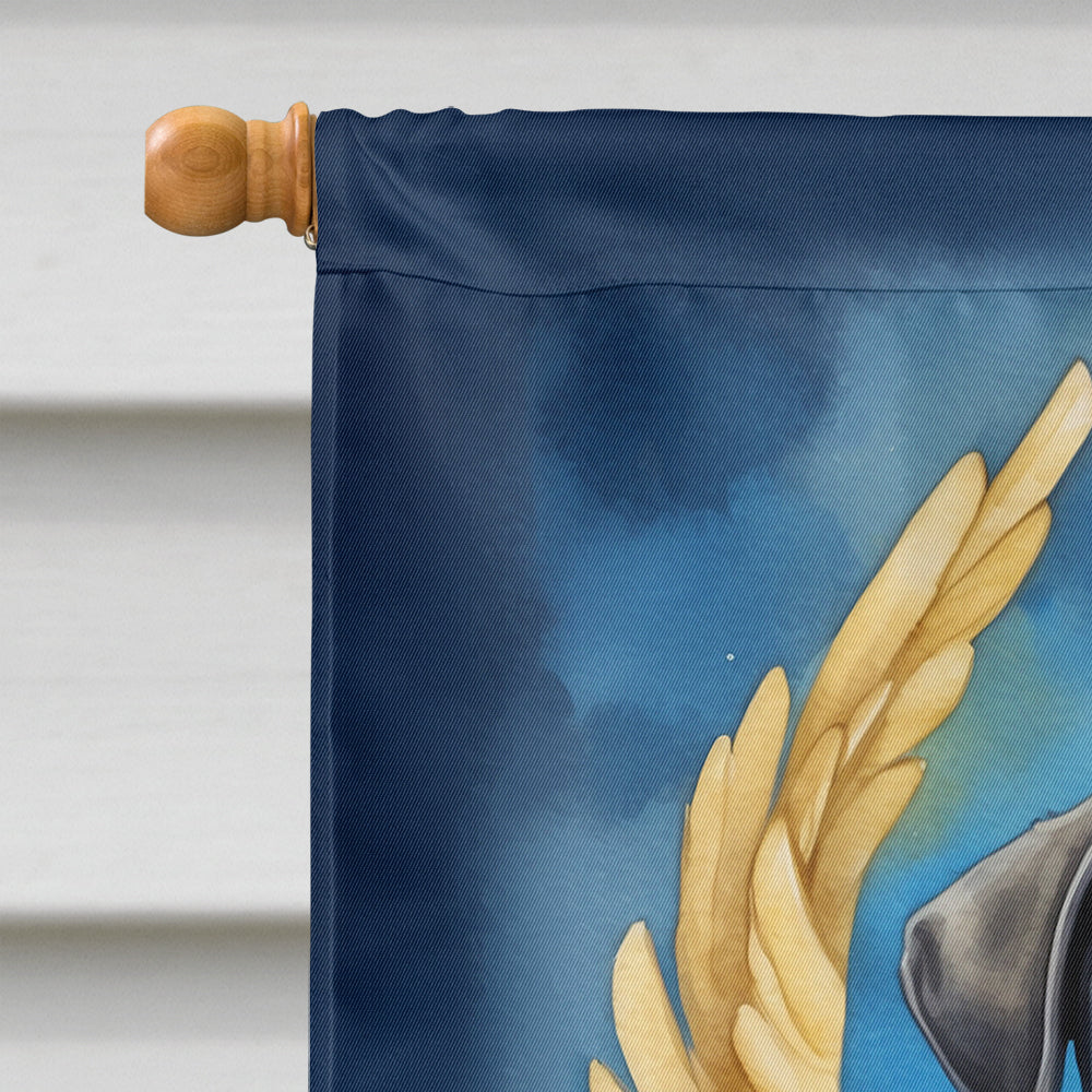 Cane Corso My Angel House Flag 28x40 Porch Sleeve Pole Decorative Outside Yard Banner Artwork Wall Hanging, Polyester