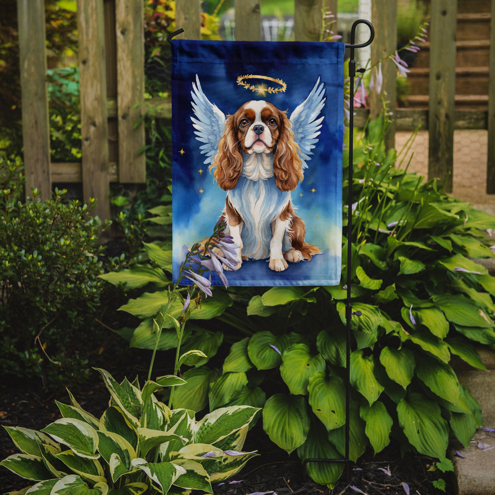Cavalier Spaniel My Angel Garden Flag Mailbox Decorative Yard Banner Outside Patio Artwork for Flower Beds, Garden Size, Multicolor
