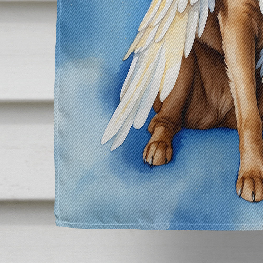Chesapeake Bay Retriever My Angel House Flag 28x40 Porch Sleeve Pole Decorative Outside Yard Banner Artwork Wall Hanging, Polyester