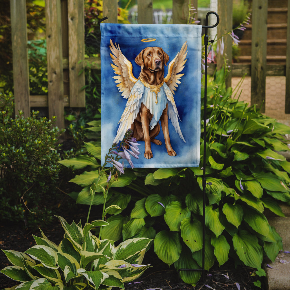 Chesapeake Bay Retriever My Angel Garden Flag Mailbox Decorative Yard Banner Outside Patio Artwork for Flower Beds, Garden Size, Multicolor