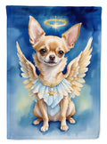 Chihuahua My Angel House Flag 28x40 Porch Sleeve Pole Decorative Outside Yard Banner Artwork Wall Hanging, Polyester