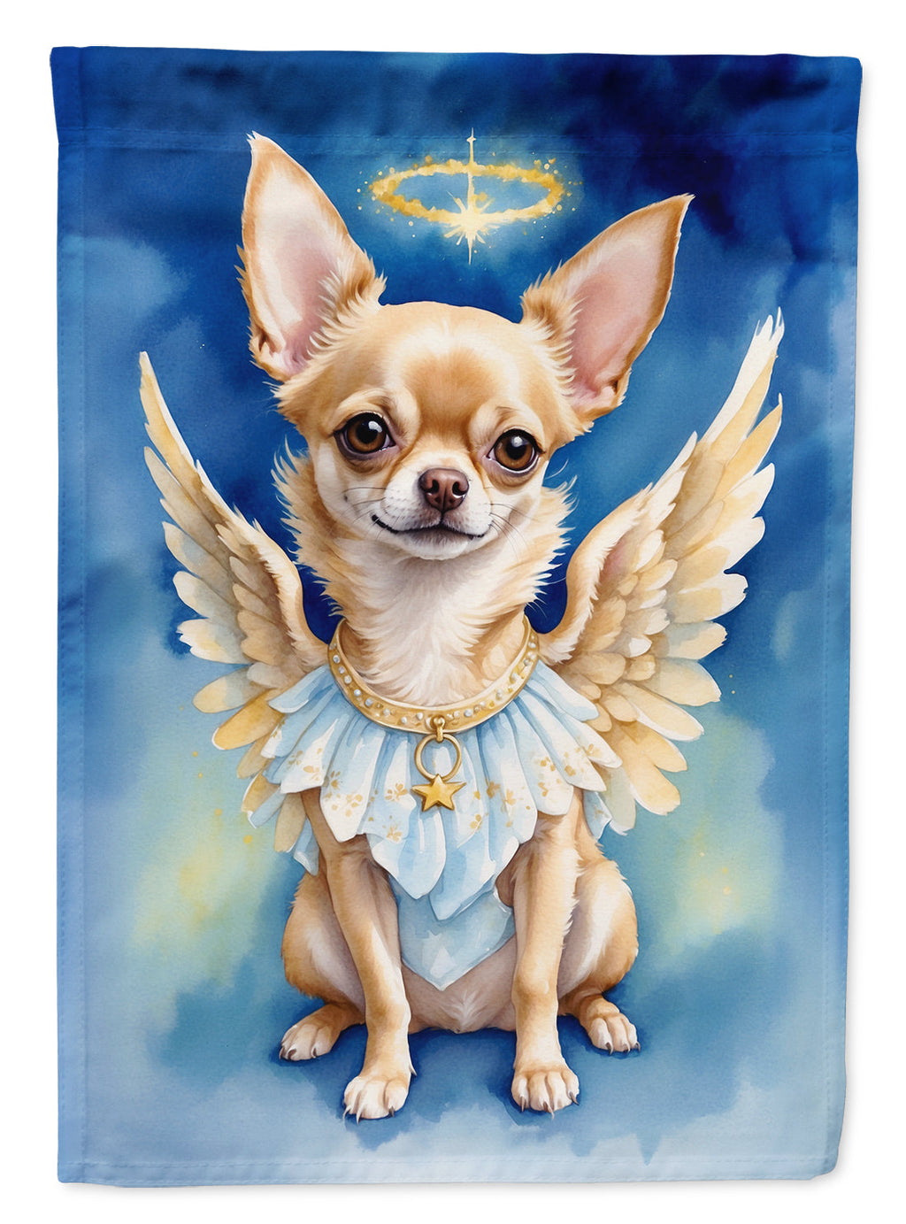 Chihuahua My Angel Garden Flag Mailbox Decorative Yard Banner Outside Patio Artwork for Flower Beds, Garden Size, Multicolor