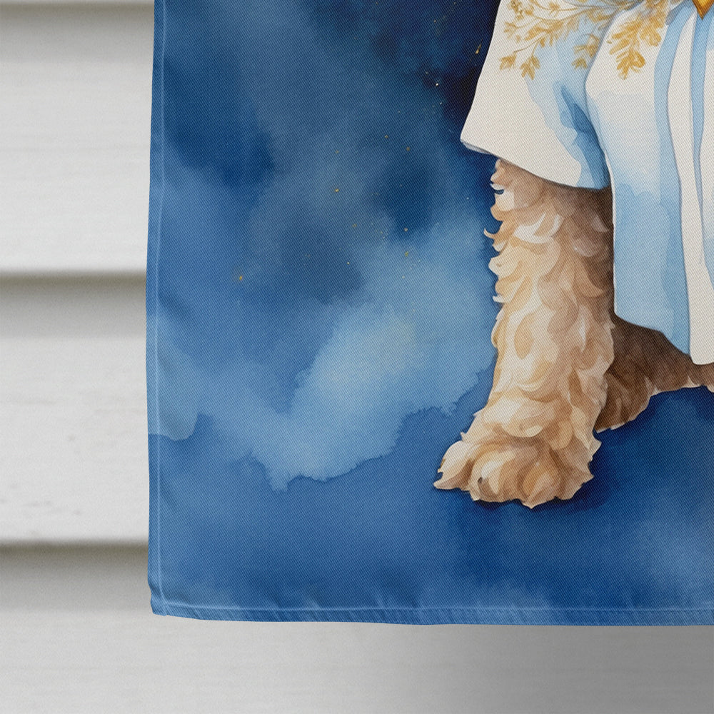 Cockapoo My Angel House Flag 28x40 Porch Sleeve Pole Decorative Outside Yard Banner Artwork Wall Hanging, Polyester