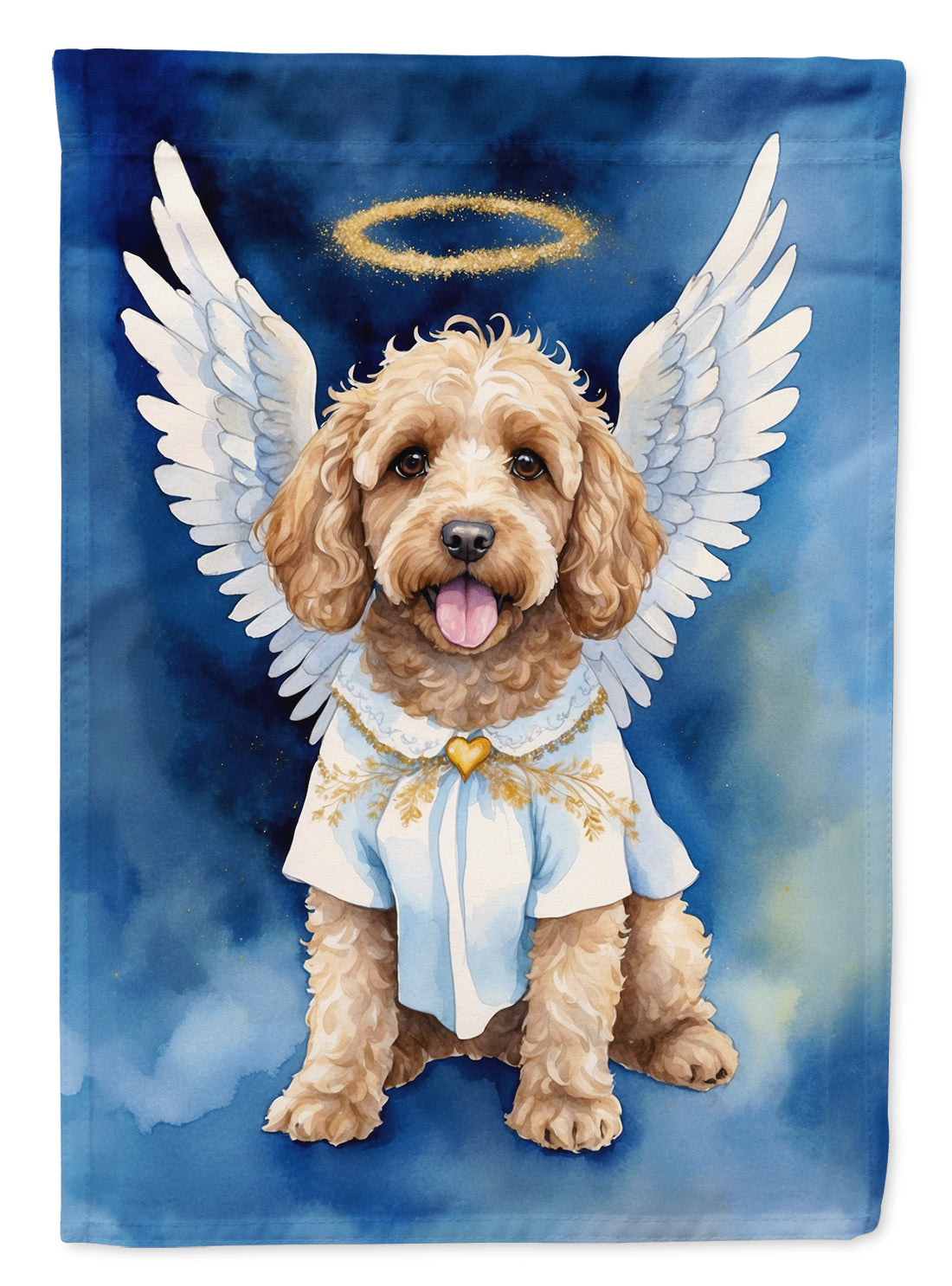 Cockapoo My Angel Garden Flag Mailbox Decorative Yard Banner Outside Patio Artwork for Flower Beds, Garden Size, Multicolor
