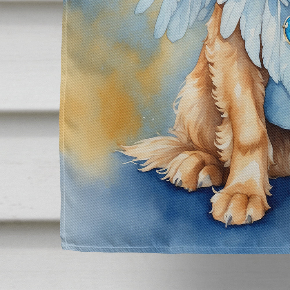 Cocker Spaniel My Angel House Flag 28x40 Porch Sleeve Pole Decorative Outside Yard Banner Artwork Wall Hanging, Polyester