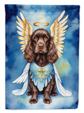 Cocker Spaniel My Angel Garden Flag Mailbox Decorative Yard Banner Outside Patio Artwork for Flower Beds, Garden Size, Multicolor