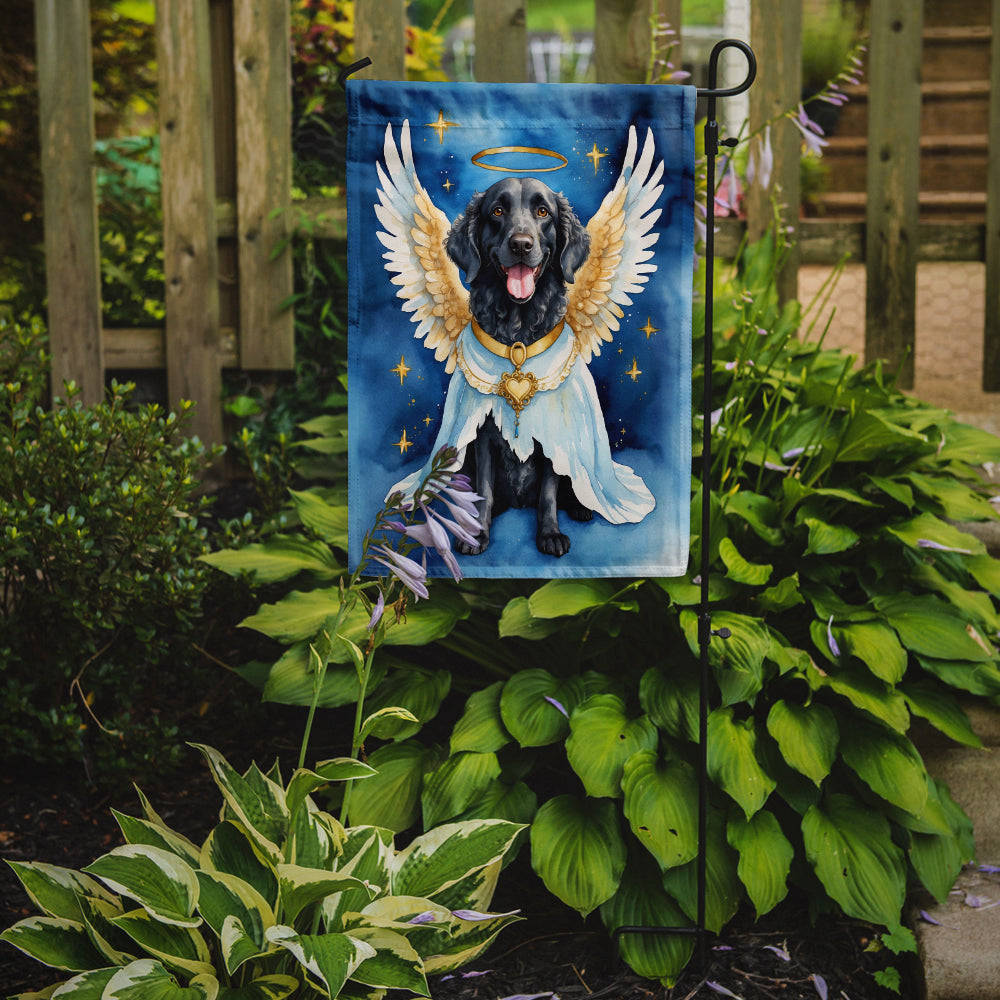 Curly-Coated Retriever My Angel Garden Flag Mailbox Decorative Yard Banner Outside Patio Artwork for Flower Beds, Garden Size, Multicolor