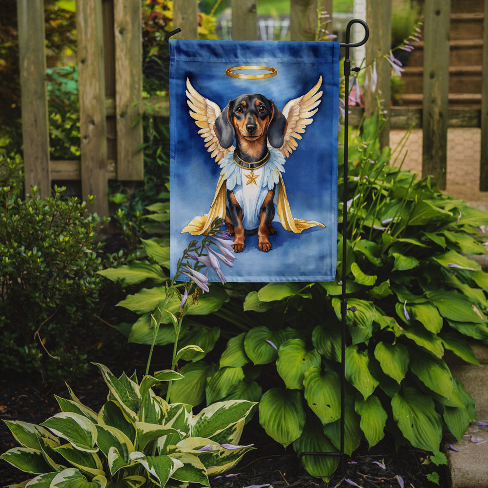 Dachshund My Angel Garden Flag Mailbox Decorative Yard Banner Outside Patio Artwork for Flower Beds, Garden Size, Multicolor