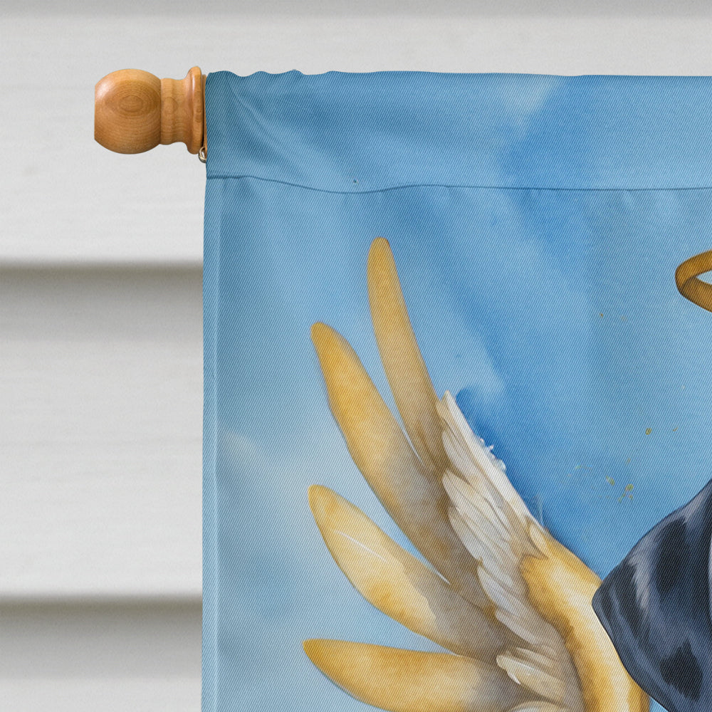 Dalmatian My Angel House Flag 28x40 Porch Sleeve Pole Decorative Outside Yard Banner Artwork Wall Hanging, Polyester